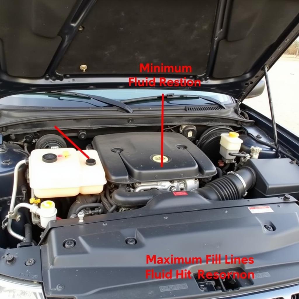 Brake Fluid Reservoir in a 2002 Grand Cherokee