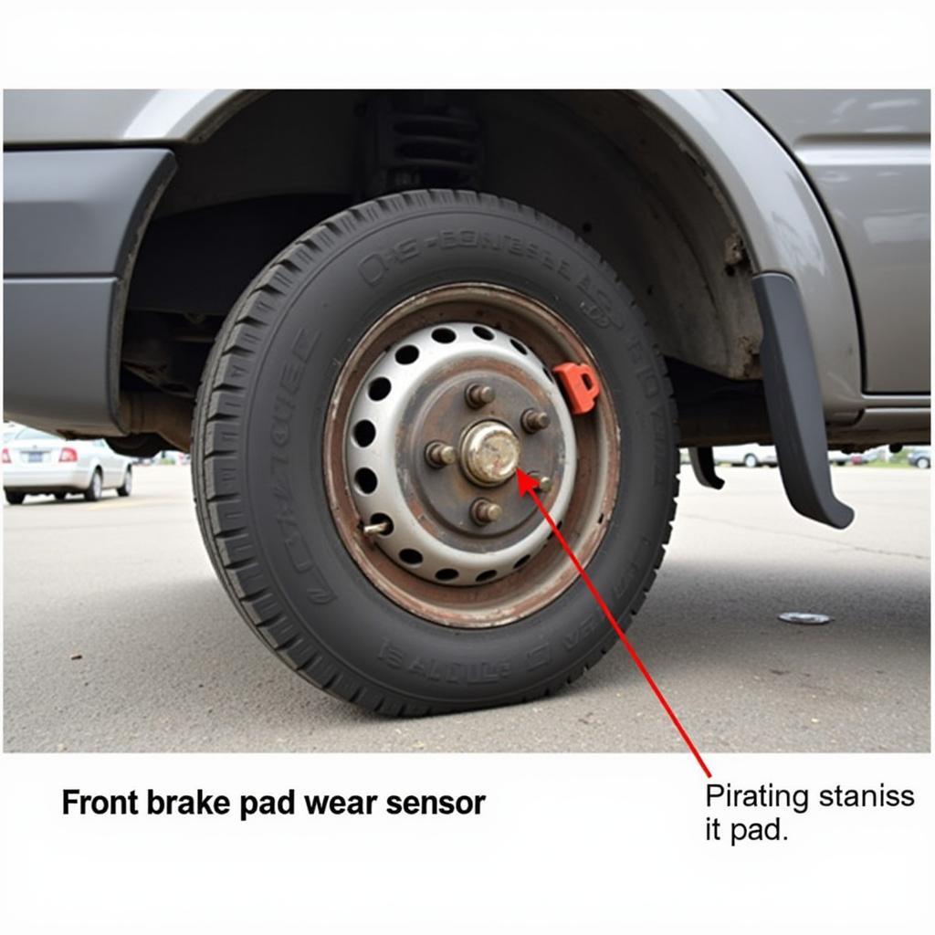 2002 Mercedes Sprinter Front Brake Pad Sensor Location