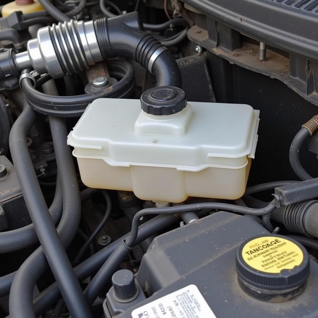 Checking Brake Fluid Reservoir in a 2005 Ford Ranger