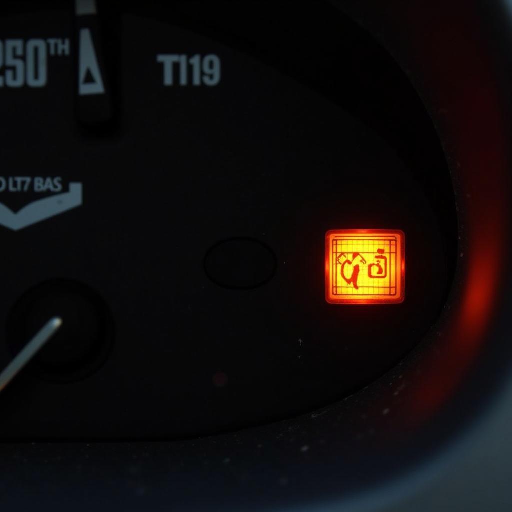 2006 Prius brake warning light illuminated on the dashboard