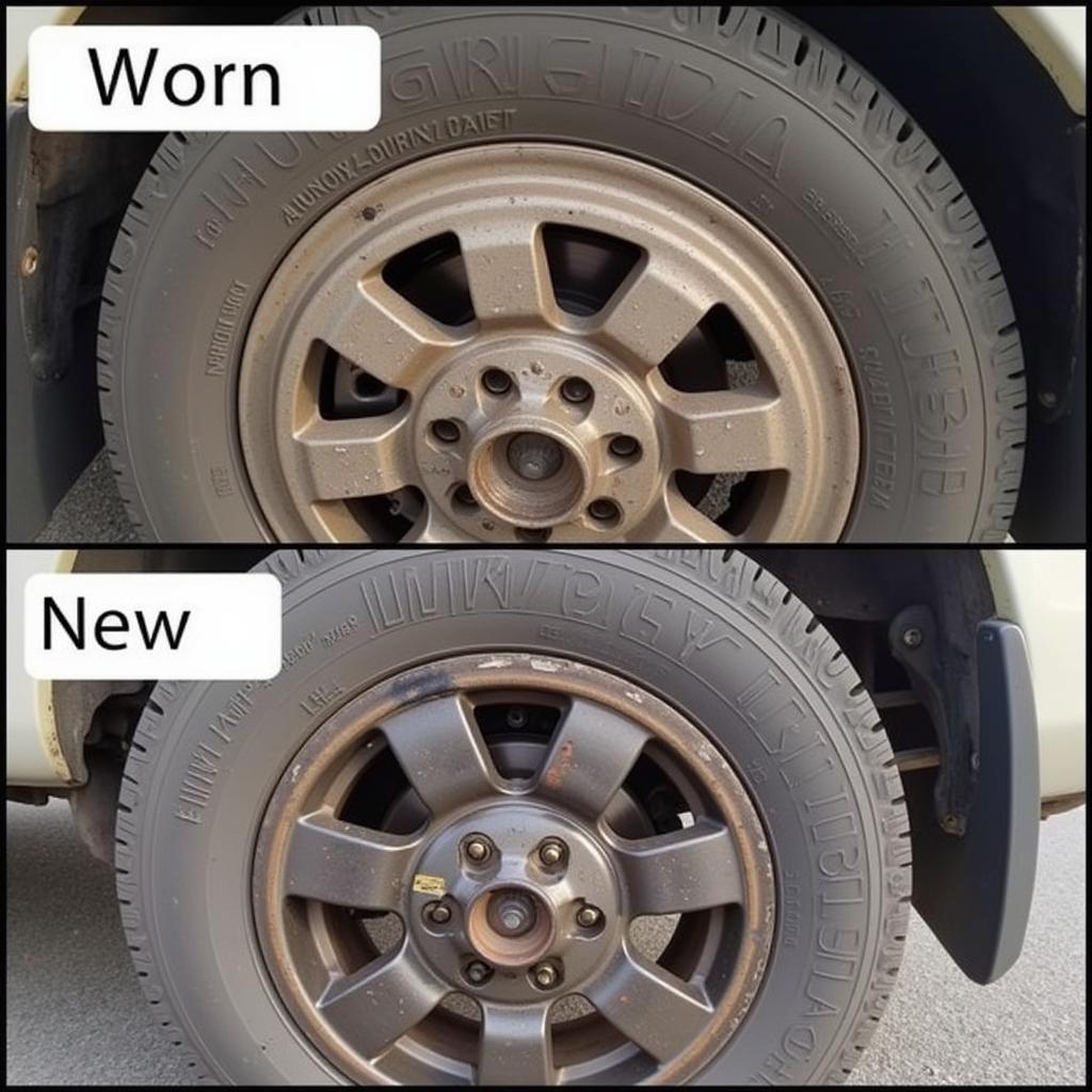 Inspecting Brake Pads on a 2006 Toyota Tundra