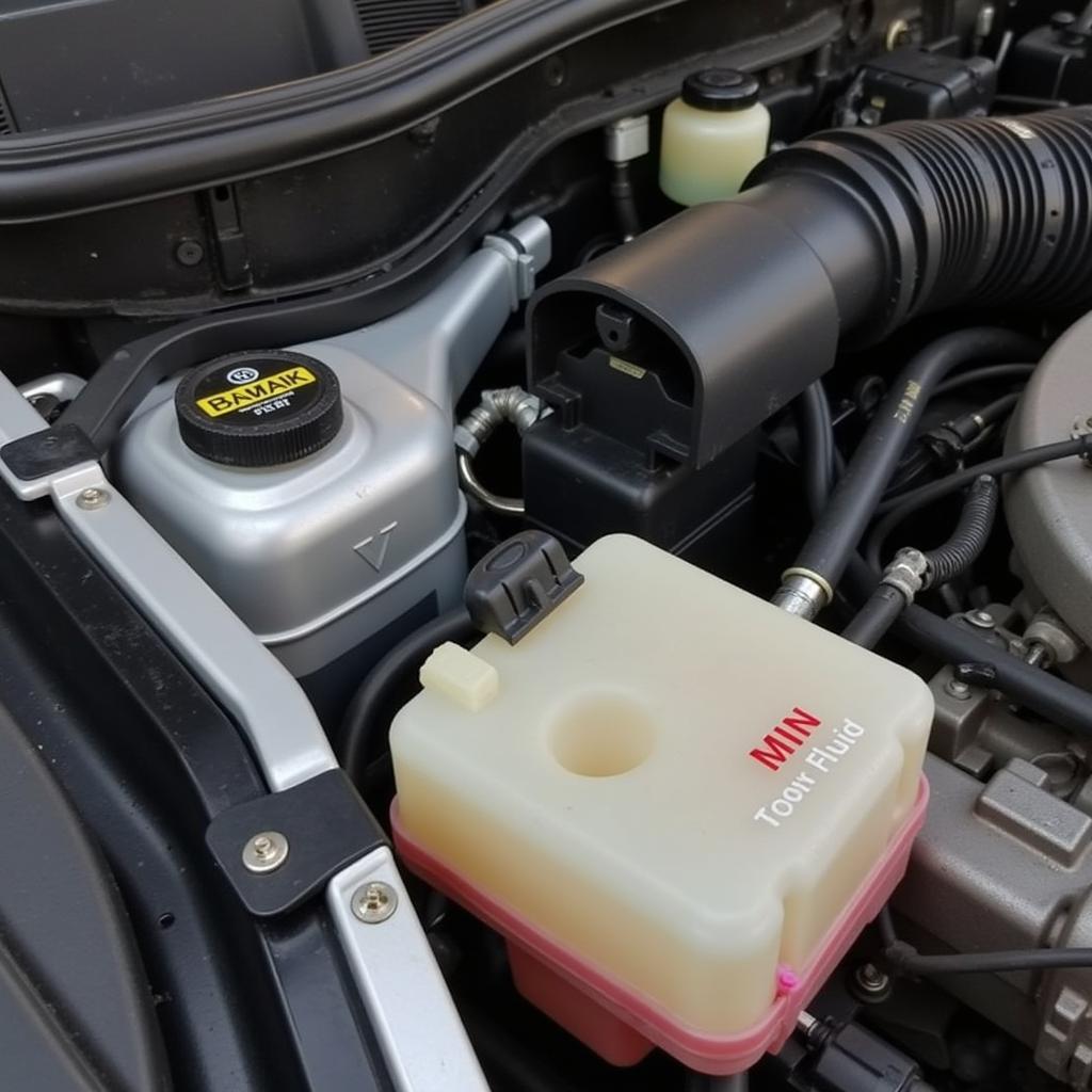 2010 Prius Brake Fluid Reservoir Location