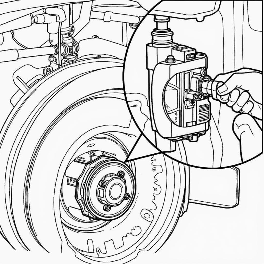 ABS Sensor Location on a 2011 Ford F150