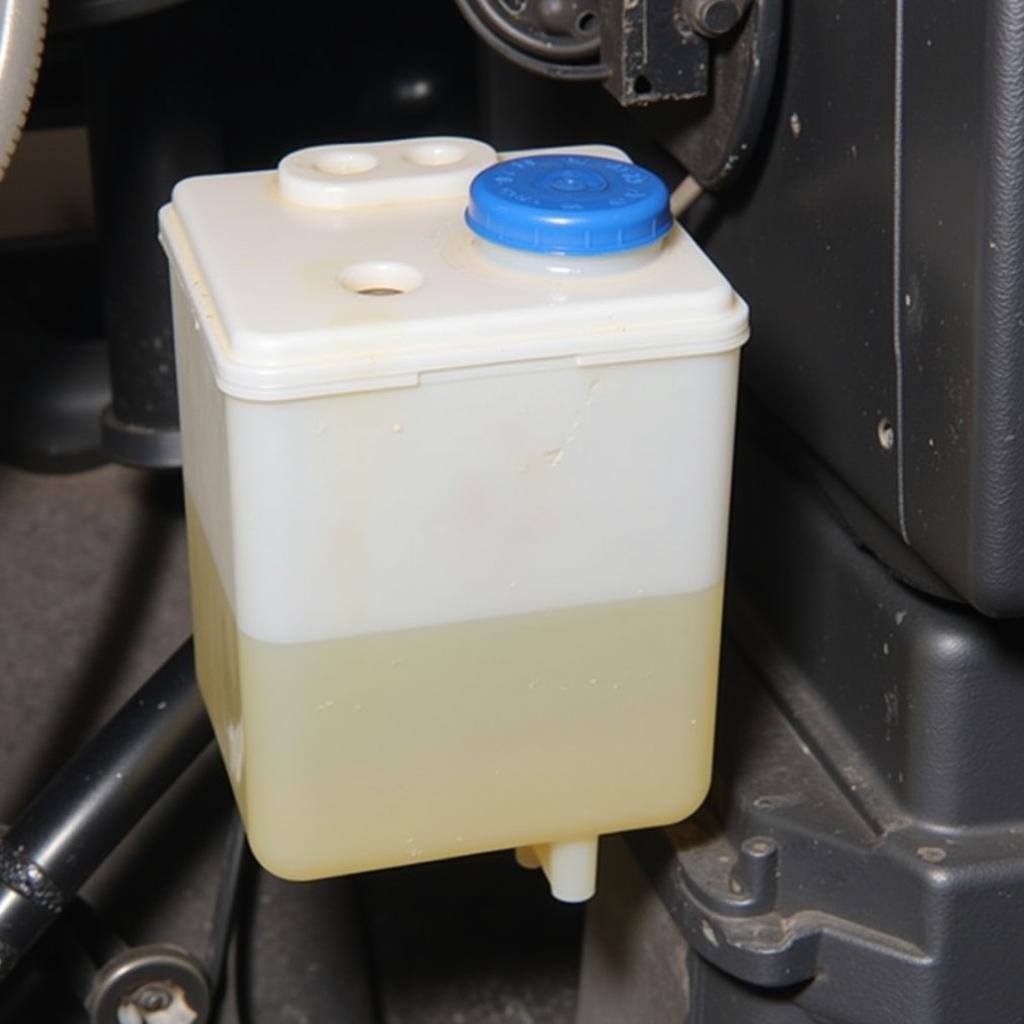 Low Brake Fluid Reservoir in a 2011 Ford F150