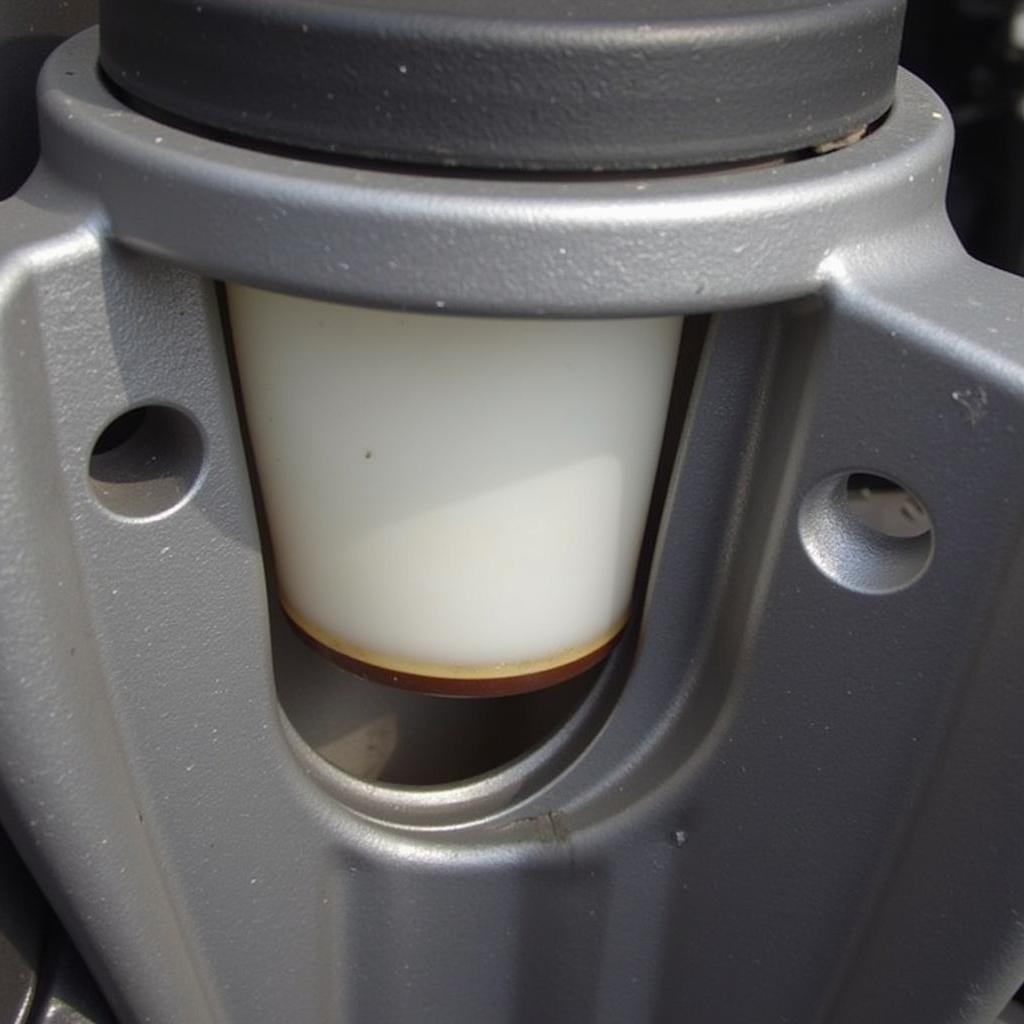 Low Brake Fluid Reservoir in a 2012 Chrysler 200