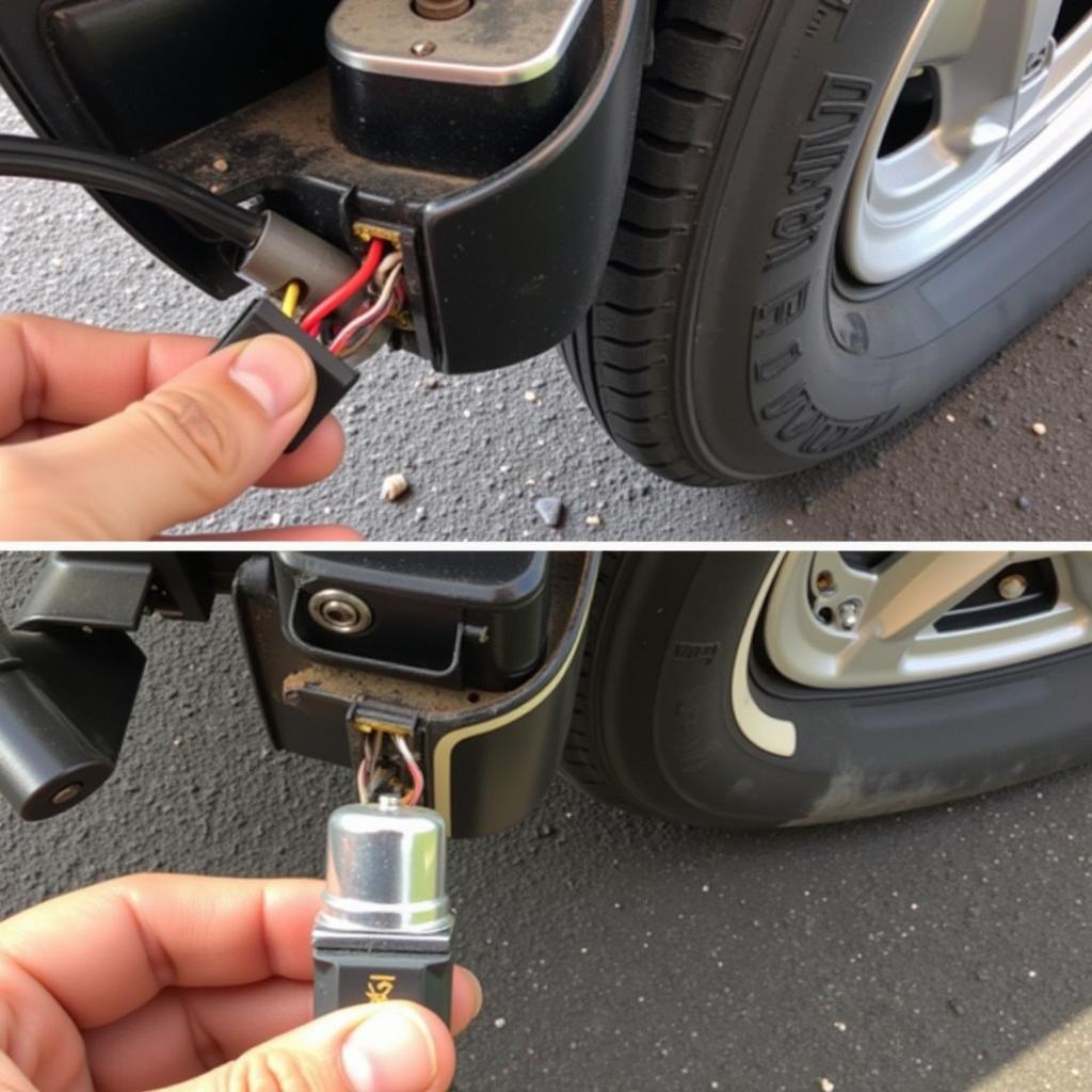 Replacing Brake Warning Light Switch on a 67 Mustang