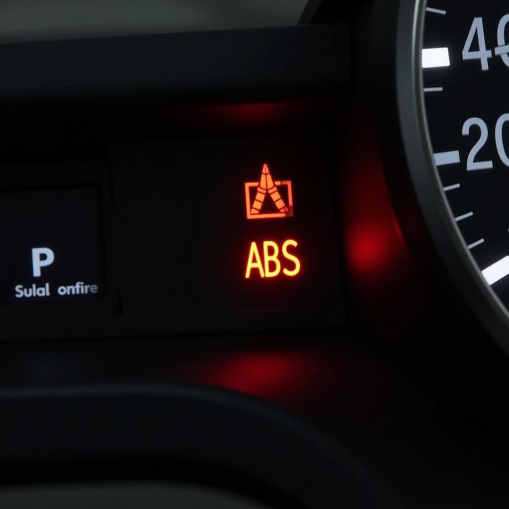 ABS Warning Light on Dashboard