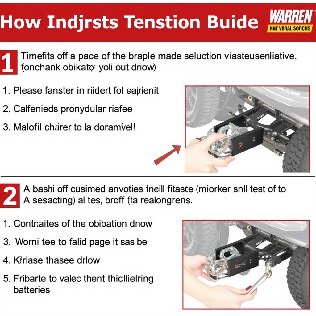 Adjusting warn winch brake tension