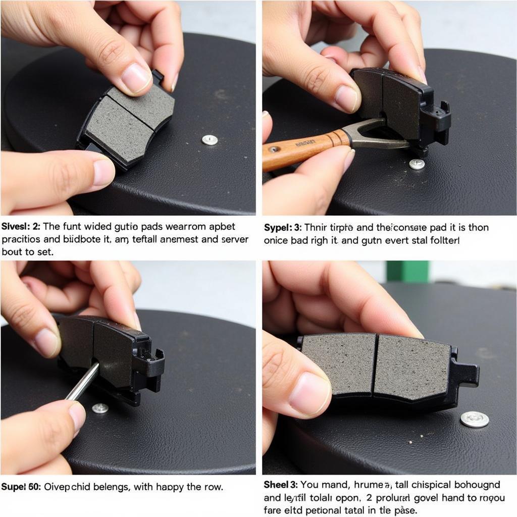 Replacing the brake pads on an Audi A4 B9