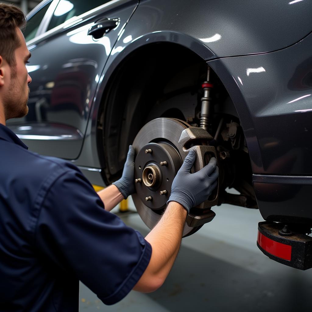 Audi A6 Brake System Inspection