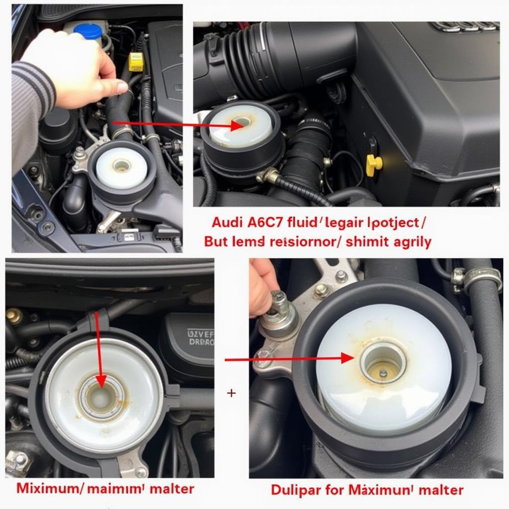 Checking Brake Fluid Level on an Audi A6 C7