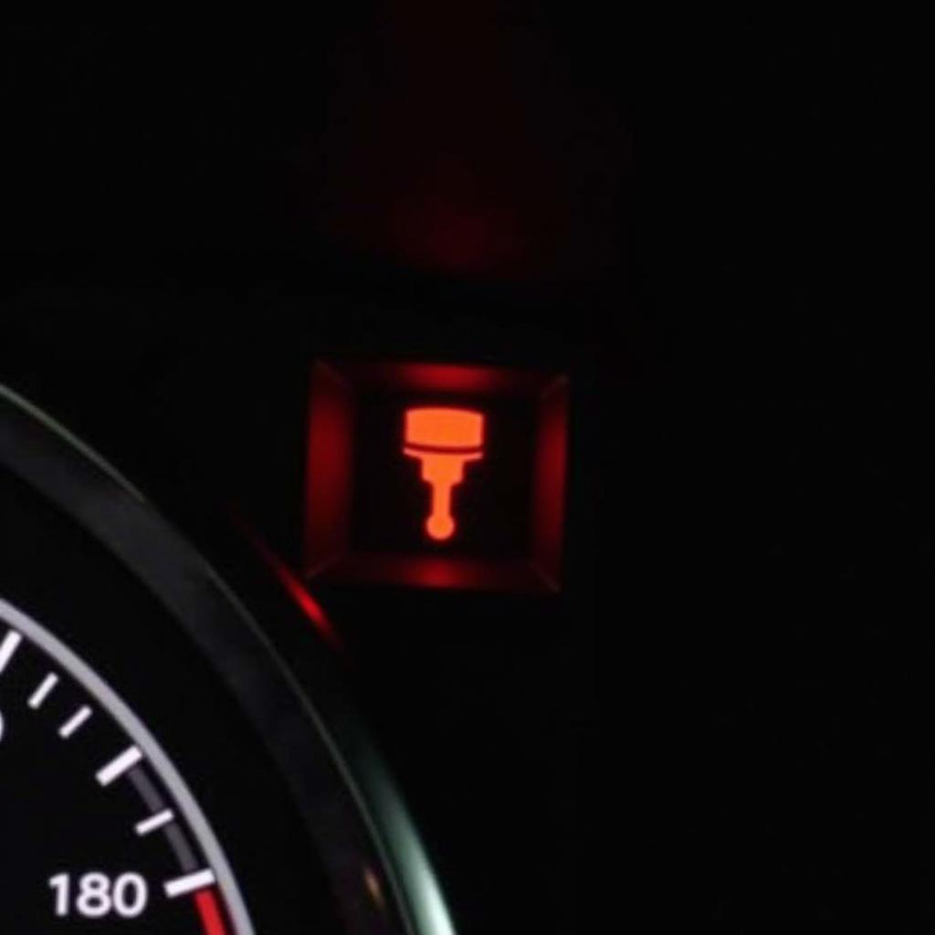 Audi Brake Pad Warning Light Illuminated on Dashboard