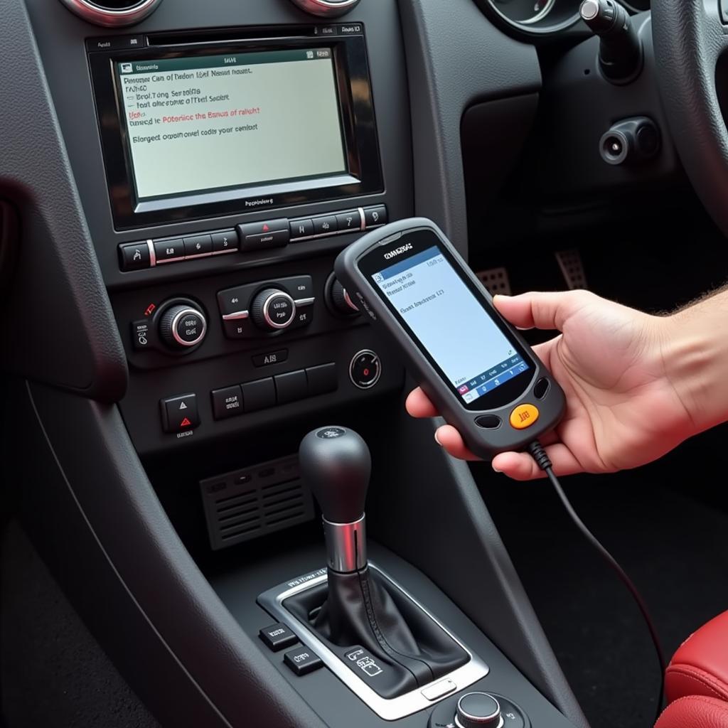 Scanning an Audi TT MK1 with an OBD-II scanner