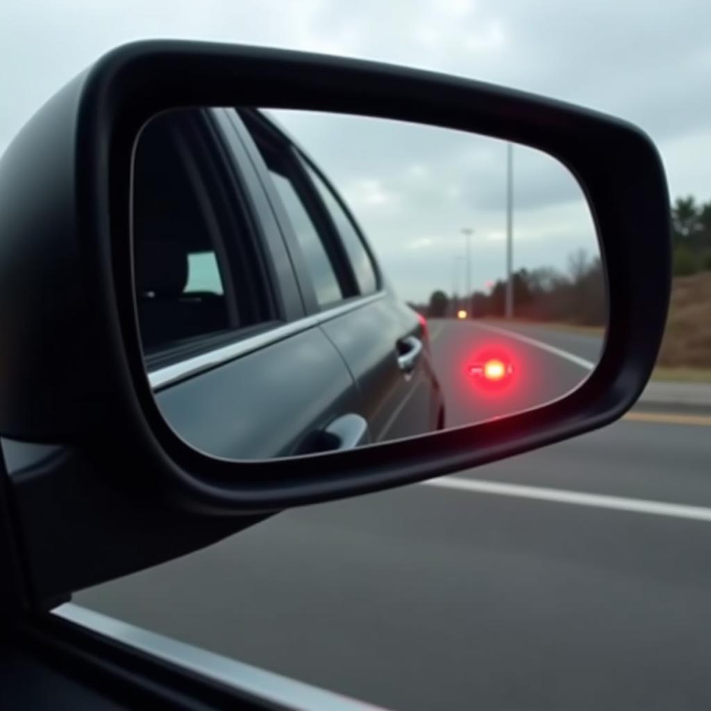 Blind Spot Warning System in Action