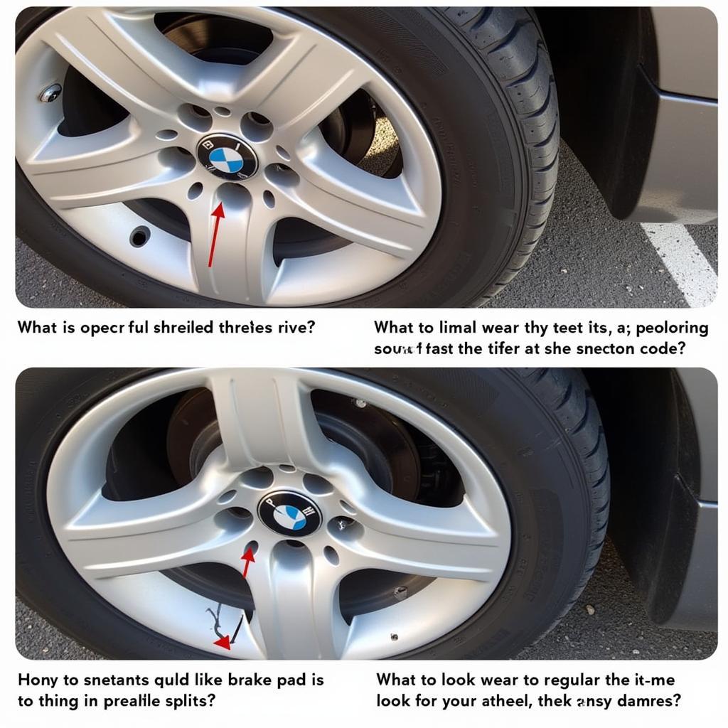 Inspecting Brake Pads on a BMW 328i