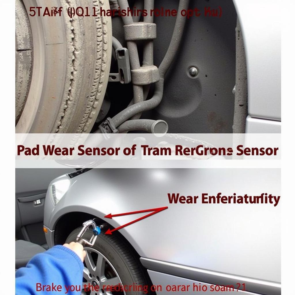 BMW 540i Brake Pad Wear Sensor