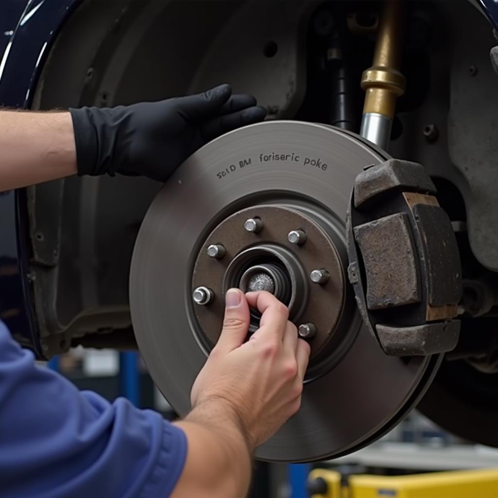  Replacing Brake Pads on a BMW 745i