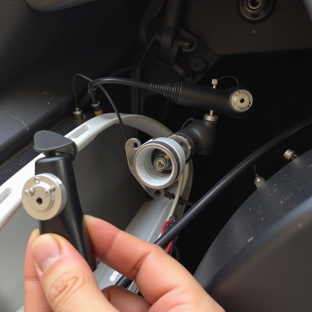 Replacing a BMW Brake Light Bulb