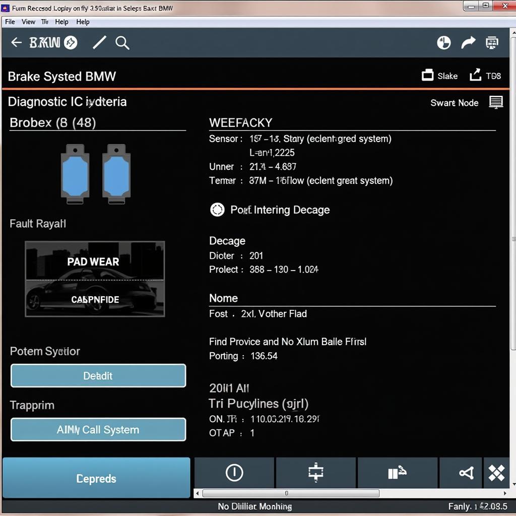 BMW Diagnostic Software for Brake System Analysis