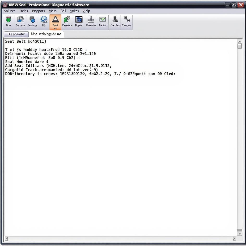 BMW Diagnostic Software for Seat Belt Issues