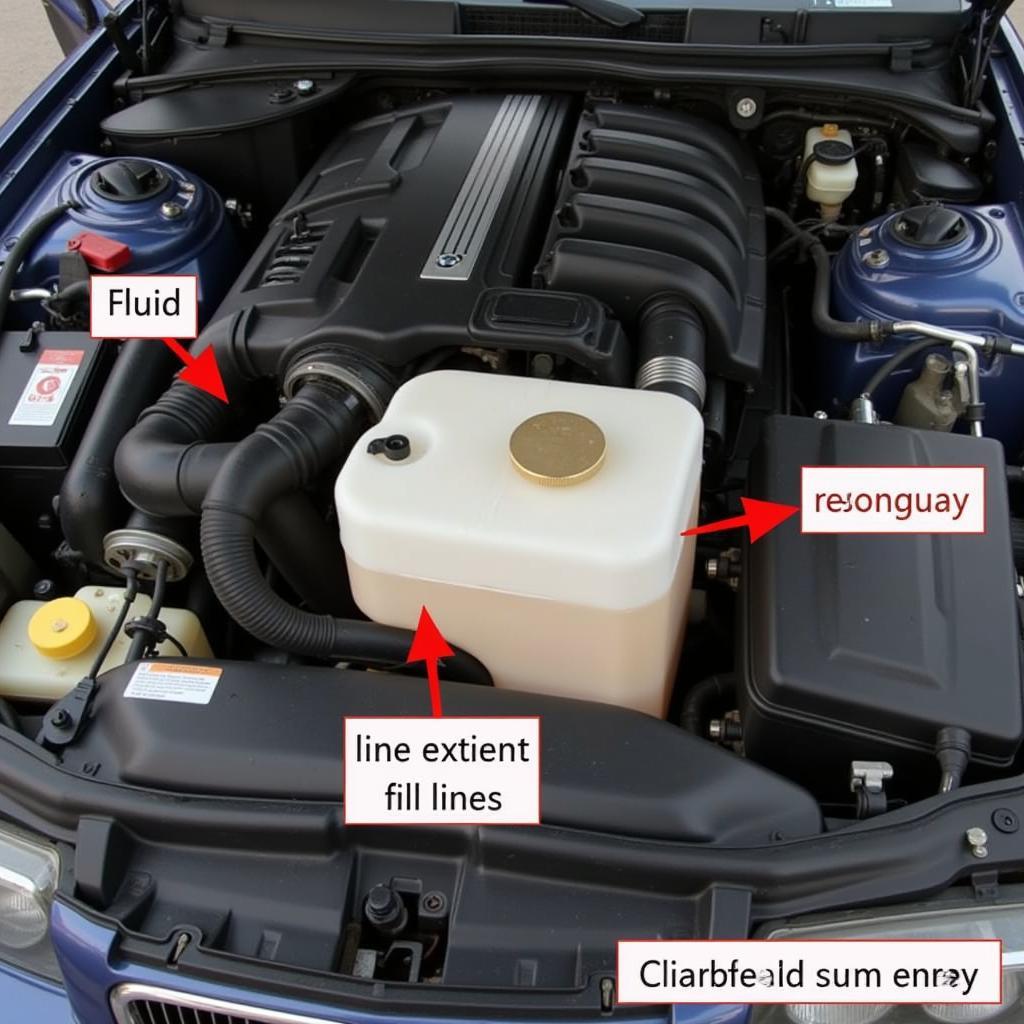 BMW E36 Brake Fluid Reservoir Location