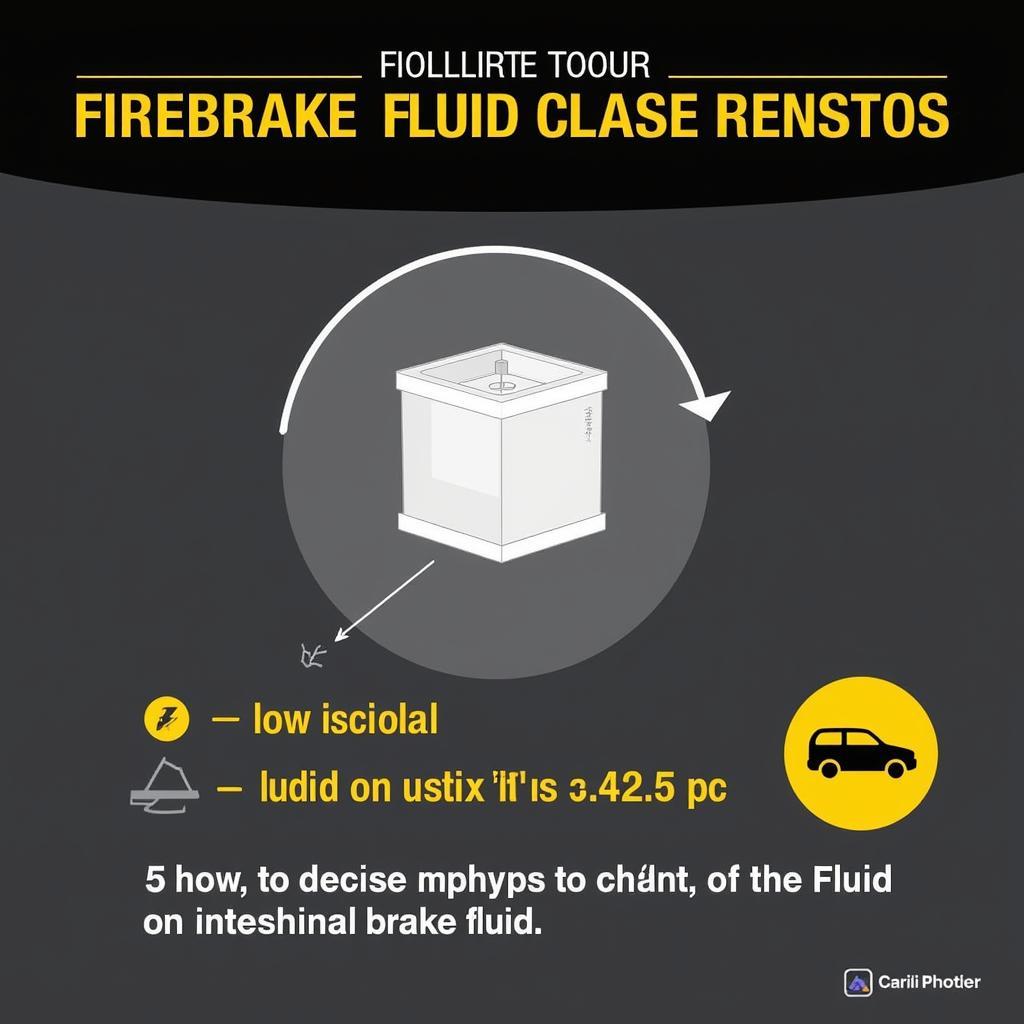 Checking brake fluid level in a car