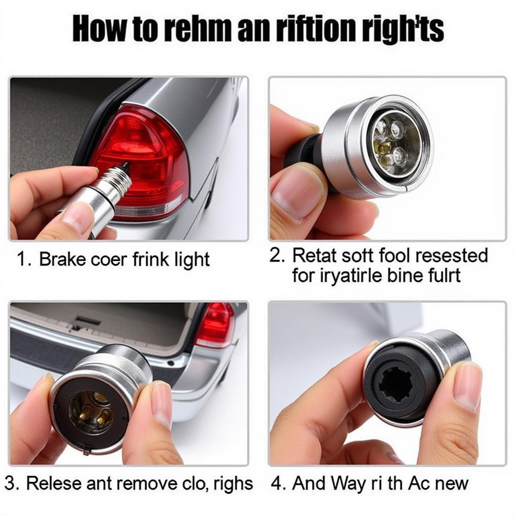 Replacing a Brake Light Bulb