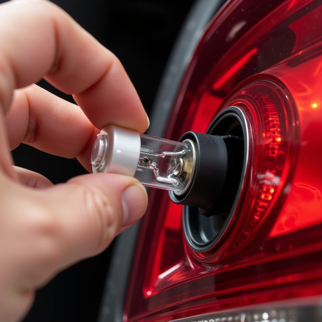 Replacing a Brake Light Bulb