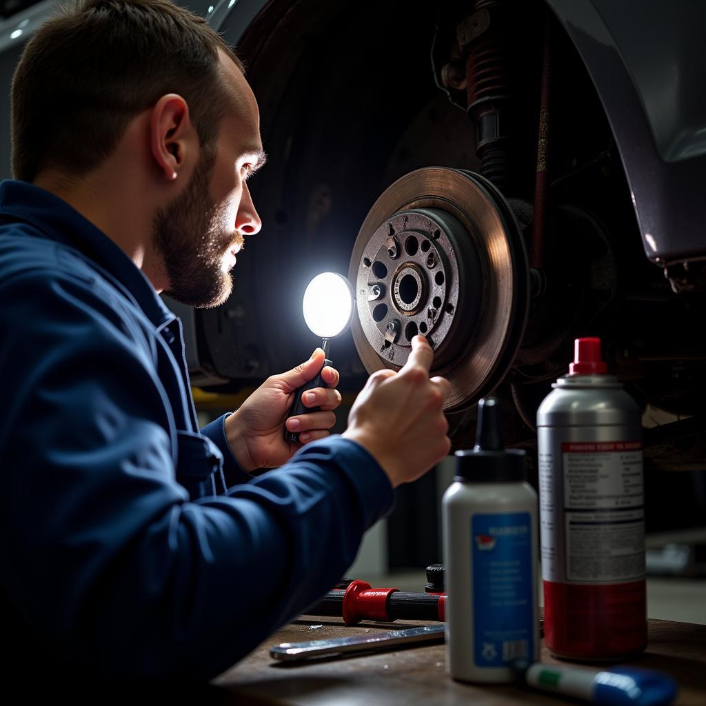 Inspecting Brake Lines for Leaks