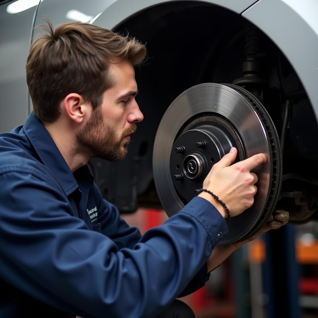 Mazda 3 Brake Pad Inspection