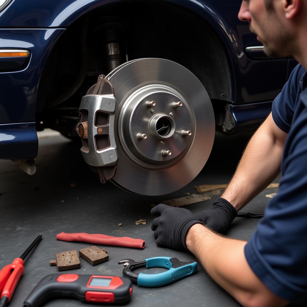 Professional Brake Pad Replacement