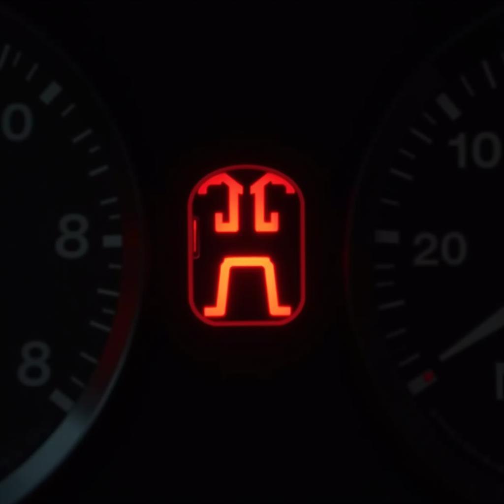 Brake Pad Warning Light on Dashboard