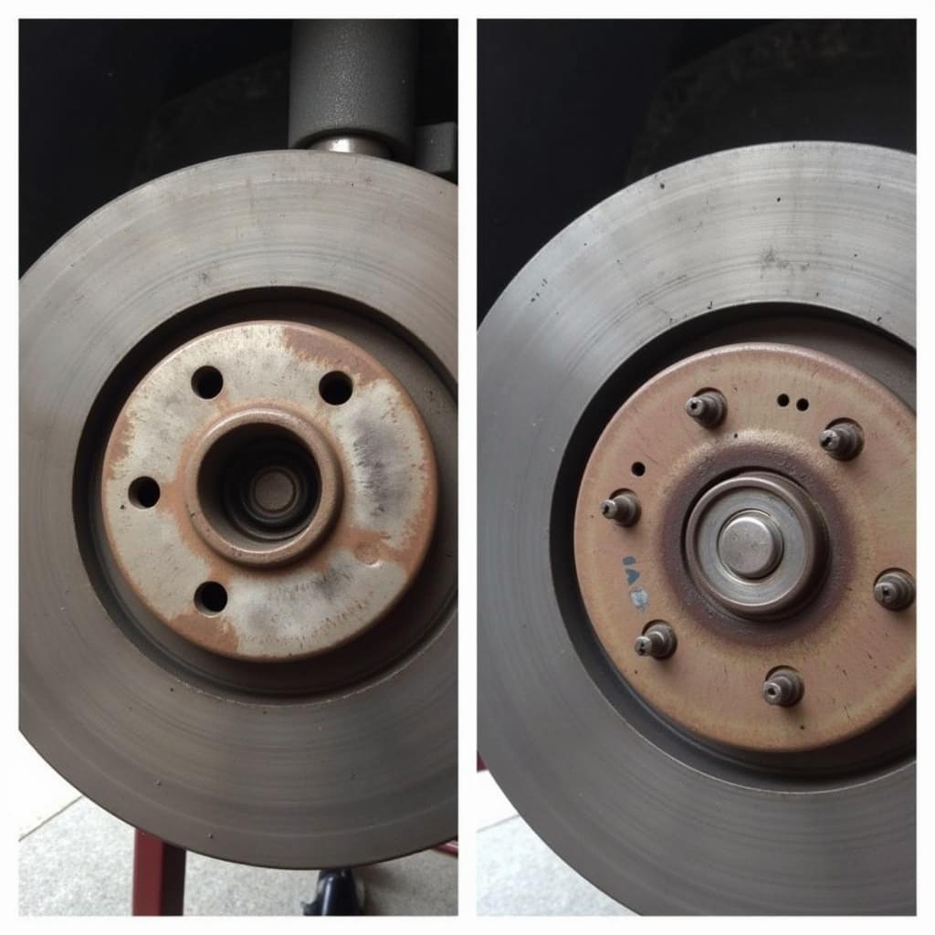 Worn Brake Pads on BMW 328i