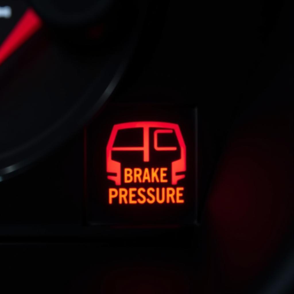 Brake Pressure Warning Light on Dashboard