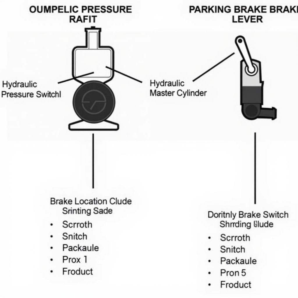 Brake System Warning Light Switch Types - Hydraulic and Parking Brake Switches