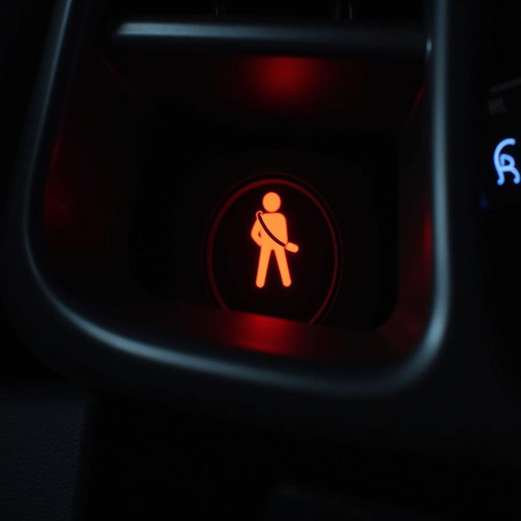 Buckle Seat Belt Warning Light Illuminated