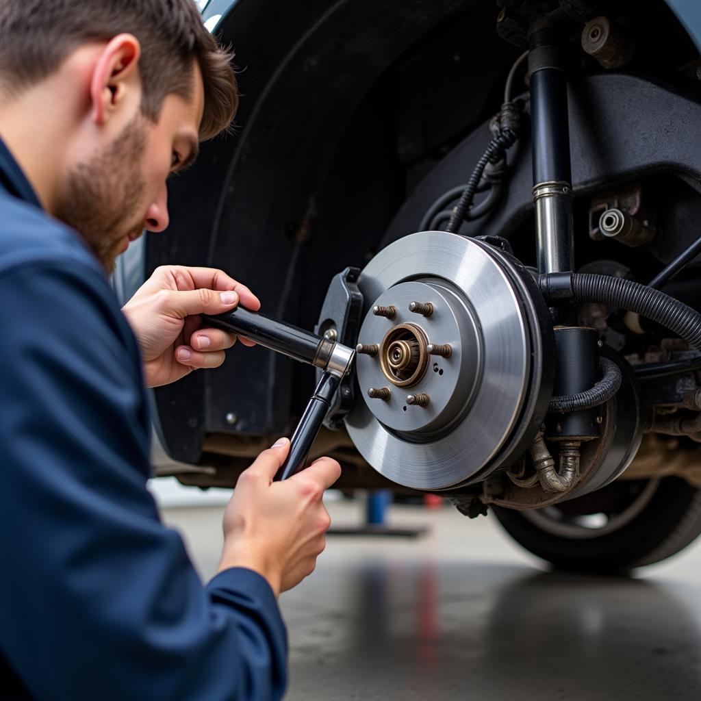 Inspecting Brake Lines for Leaks