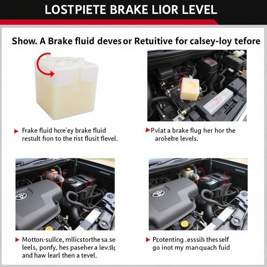 Checking Toyota Corolla Brake Fluid