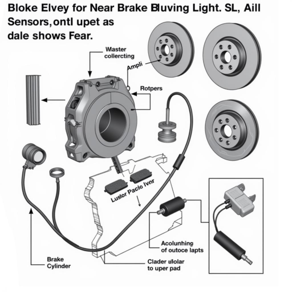 Chevy Cruze Brake System Components Diagram