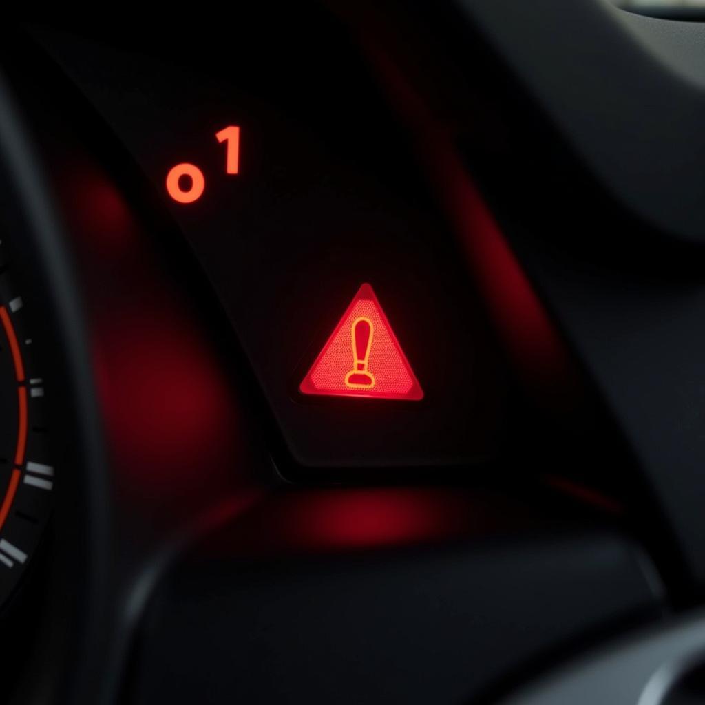 Ejection Seat Warning Light on Car Dashboard