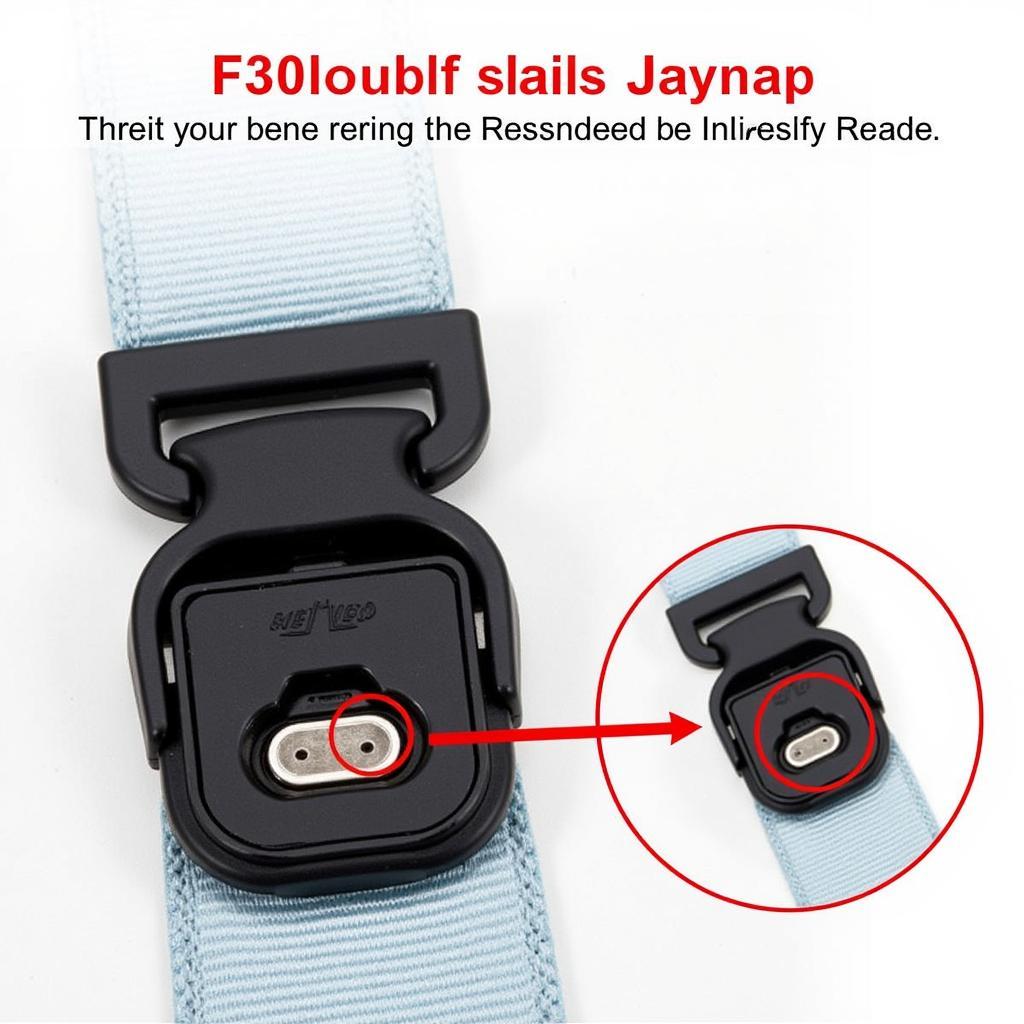 F30 Seat Belt Buckle Sensor Close-up