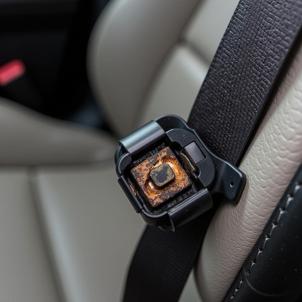 Faulty seat belt buckle sensor