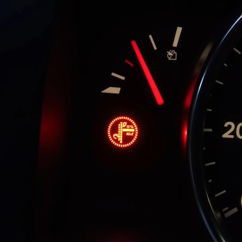 Flashing Brake Warning Light on Subaru Legacy Dashboard