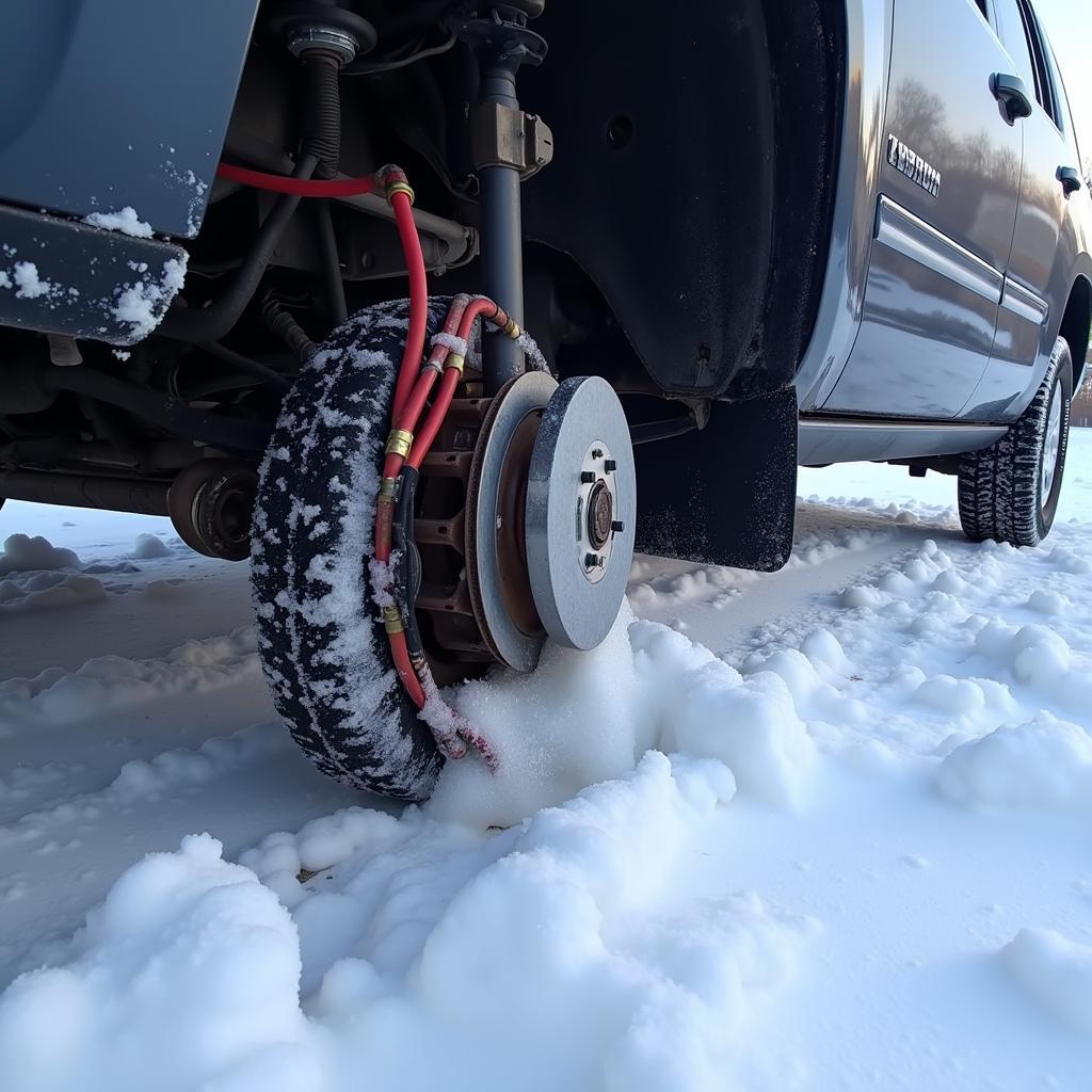 Frozen Brake Lines on a GMC Yukon