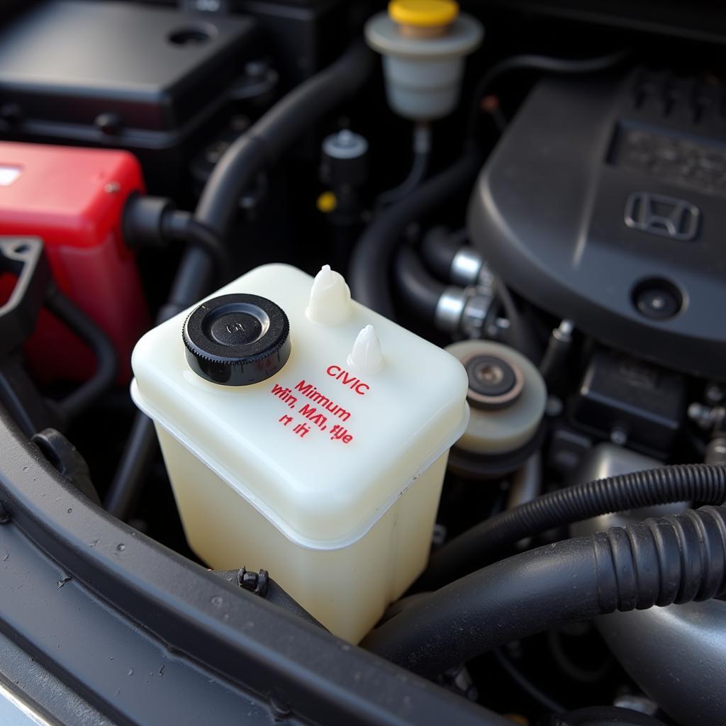 Honda Civic Brake Fluid Reservoir