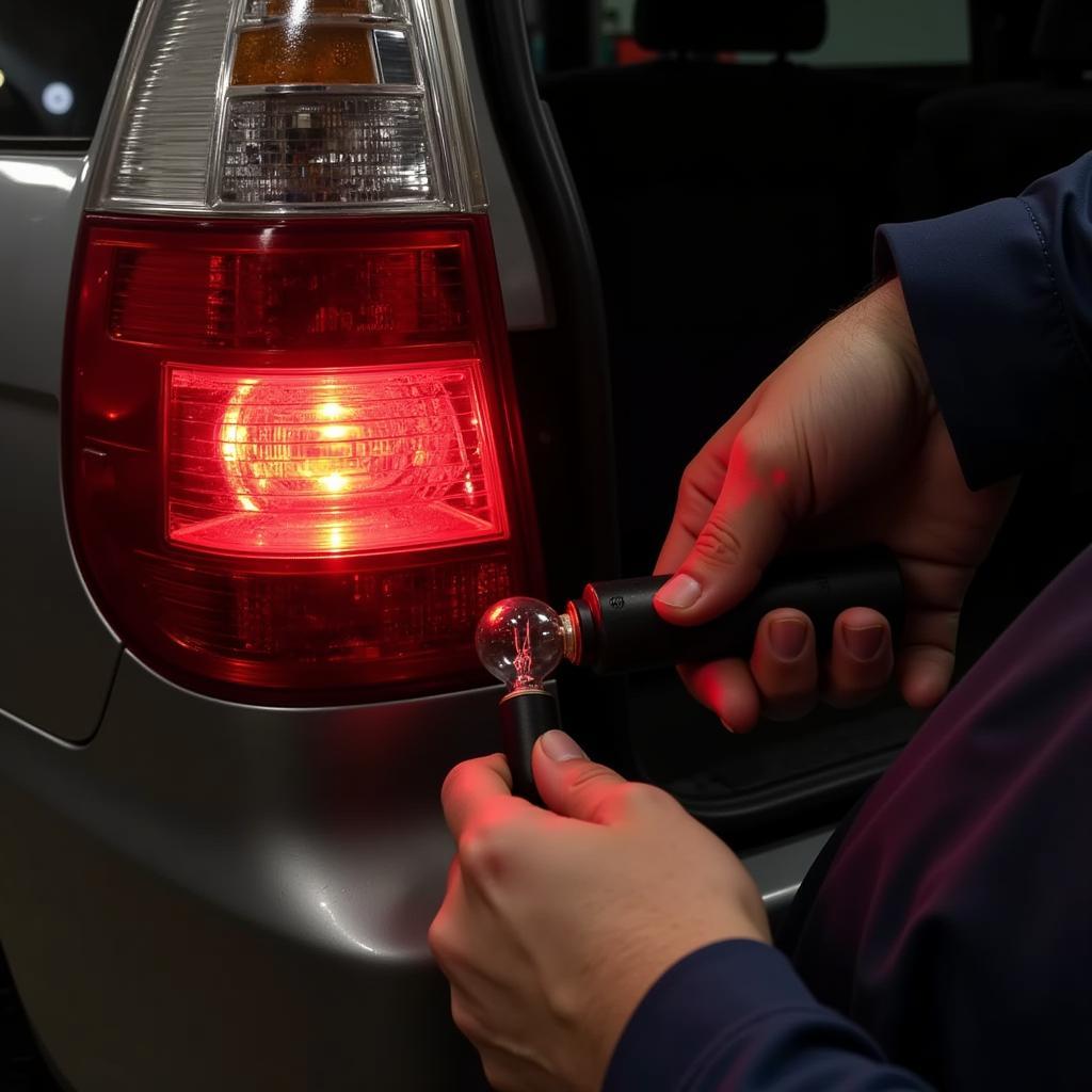 Honda Odyssey Brake Light Bulb Replacement