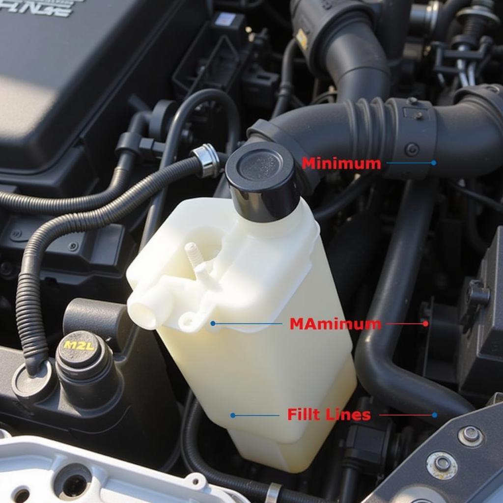 Infiniti G37 Brake Fluid Reservoir