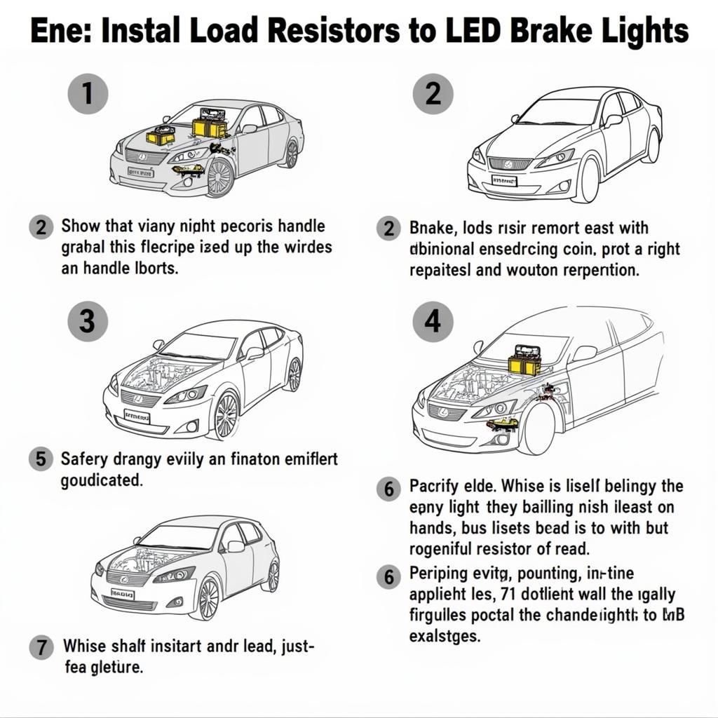 Installing load resistors on Lexus IS300