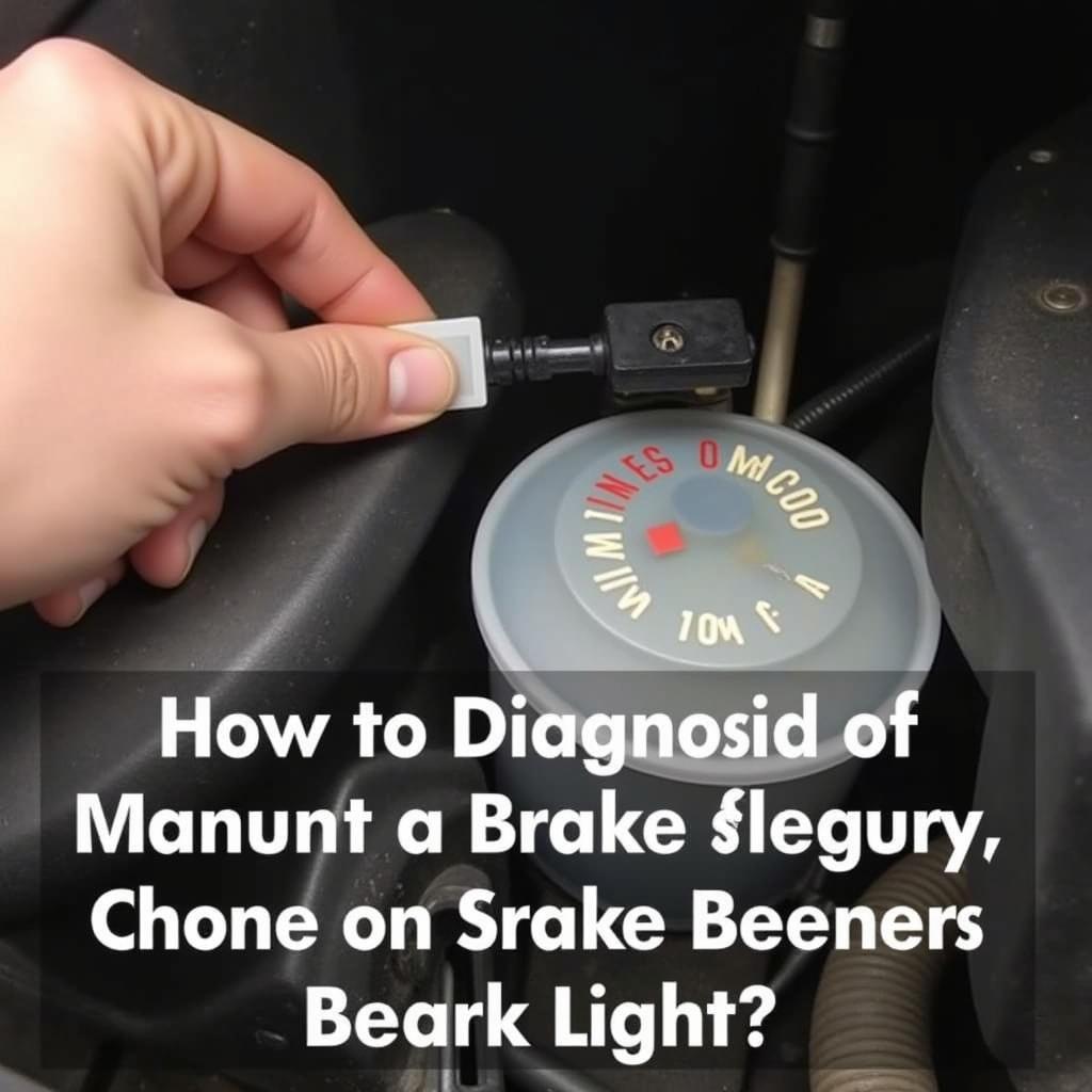 Checking Brake Fluid Level for Intermittent Brake Light