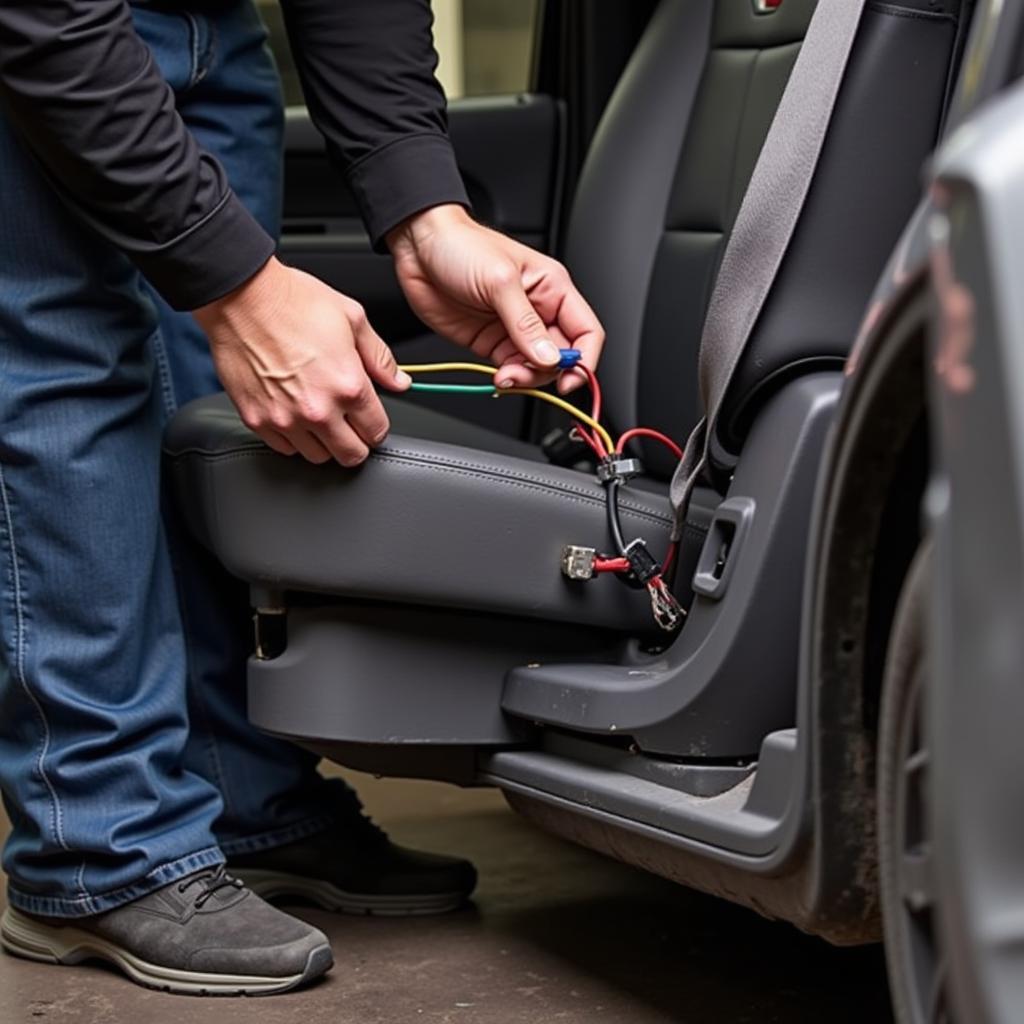 Seat Belt Wiring Harness Inspection